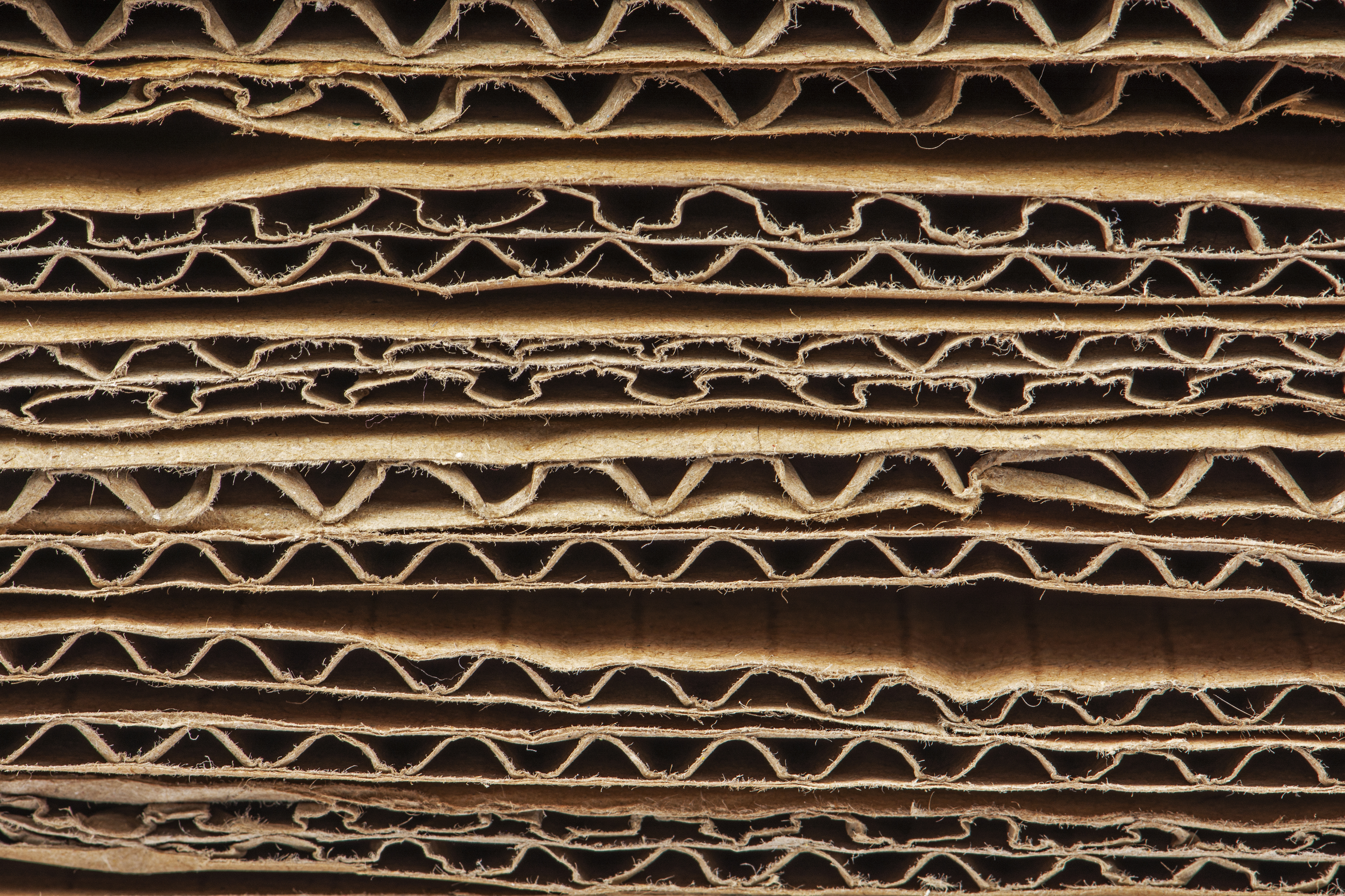 Stack of cardboard paper