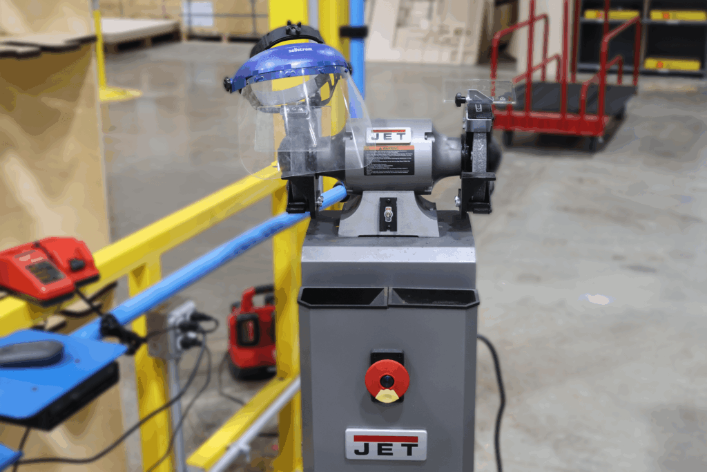 Brand New Grinder At Die Maker Workstation
